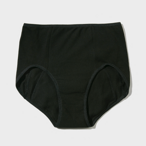 EVE period panty black color front display